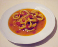 Calamares estofados