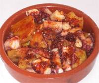 Cazuela de pulpo