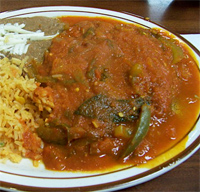 Chiles rellenos y gratinados especiales