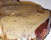 Chuletas al queso de cabrales