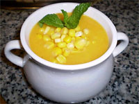 Crema de calabaza y zanahoria