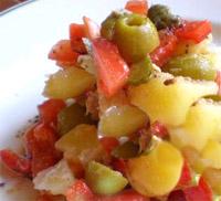 Ensalada de patatas de verano