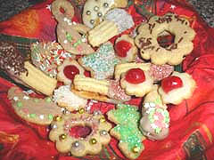 Galletas de Navidad de mazapán 