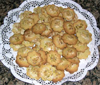 Galletas de pistachos