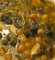 Garbanzos con Bacalao