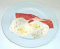 Huevos fritos con jamón