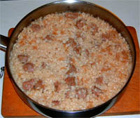 Magro de cerdo con arroz