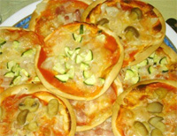 Minipizzas de verdura II