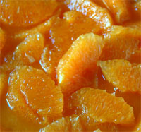 Naranjas confitadas