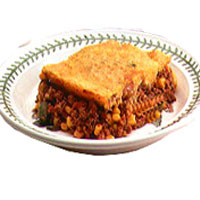 Pastel de carne y setas