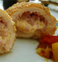 Pechuga de pollo rellena