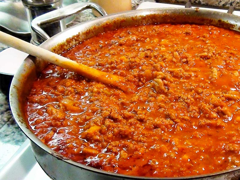 Salsa boloñesa para pasta