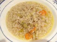 Sopa de Cebada Perlada