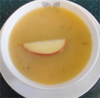 Sopa de manzanas