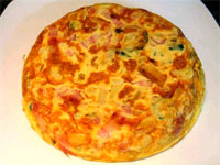 Tortilla de patatas y calabacín (Chef 2100)