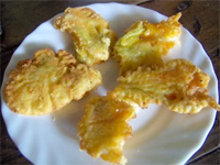 Tortitas de flor de calabaza